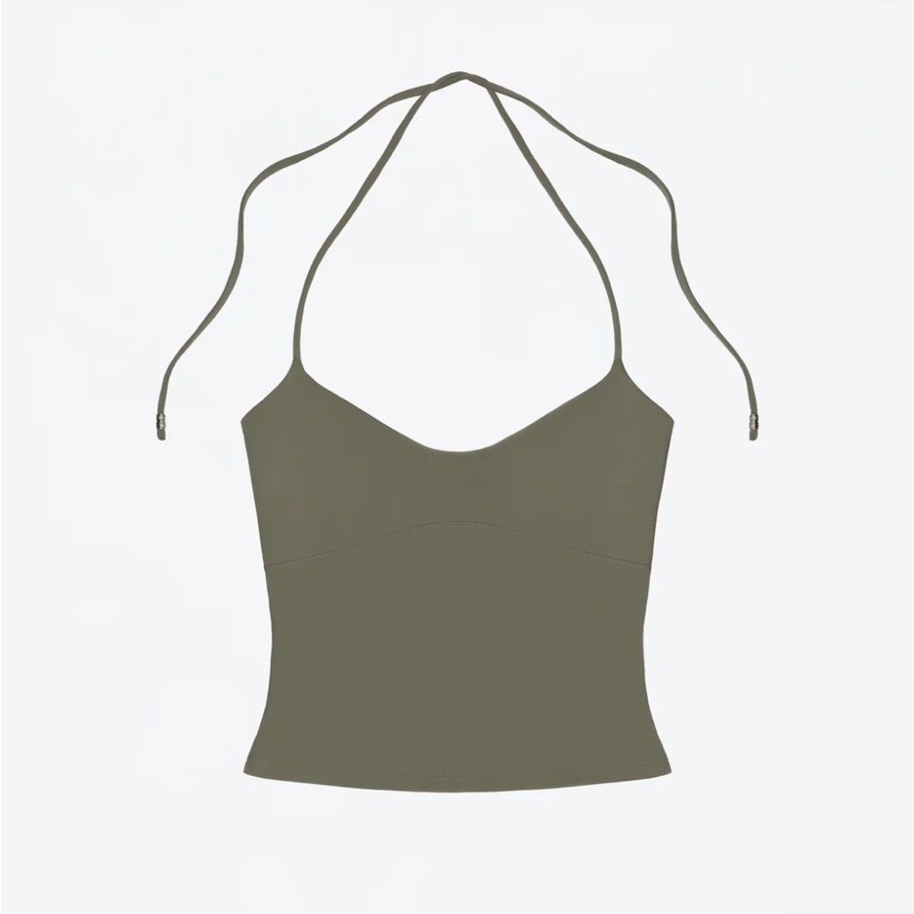 NWT Tank Air SPILL HALTER TANK in CLAY